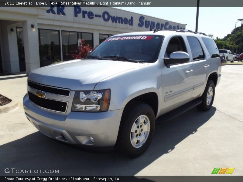 Sheer Silver Metallic / Light Titanium/Dark Titanium 2011 Chevrolet Tahoe LT 4x4