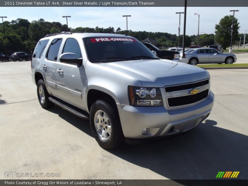 Sheer Silver Metallic / Light Titanium/Dark Titanium 2011 Chevrolet Tahoe LT 4x4