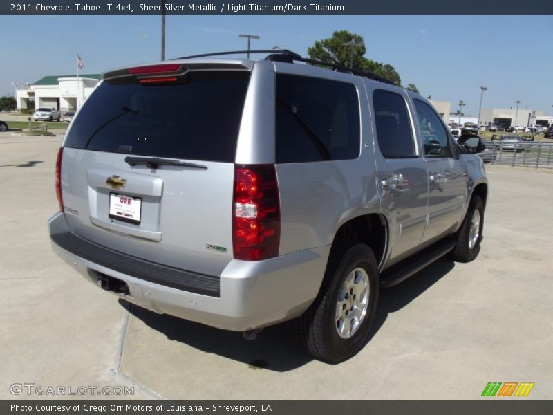 Sheer Silver Metallic / Light Titanium/Dark Titanium 2011 Chevrolet Tahoe LT 4x4