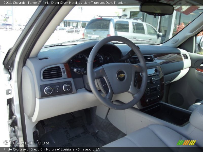 Sheer Silver Metallic / Light Titanium/Dark Titanium 2011 Chevrolet Tahoe LT 4x4