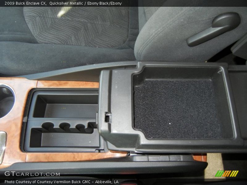 Quicksilver Metallic / Ebony Black/Ebony 2009 Buick Enclave CX