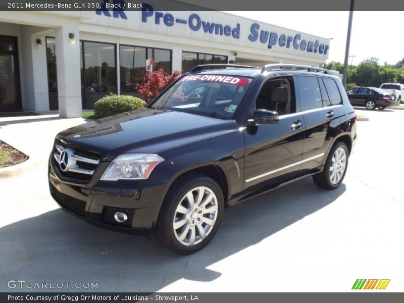 Black / Black 2011 Mercedes-Benz GLK 350