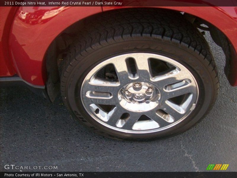 Inferno Red Crystal Pearl / Dark Slate Gray 2011 Dodge Nitro Heat