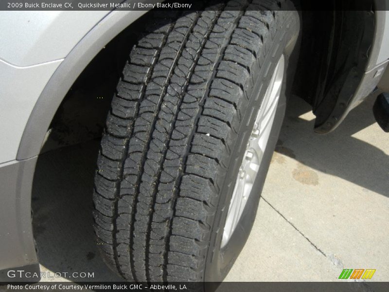 Quicksilver Metallic / Ebony Black/Ebony 2009 Buick Enclave CX