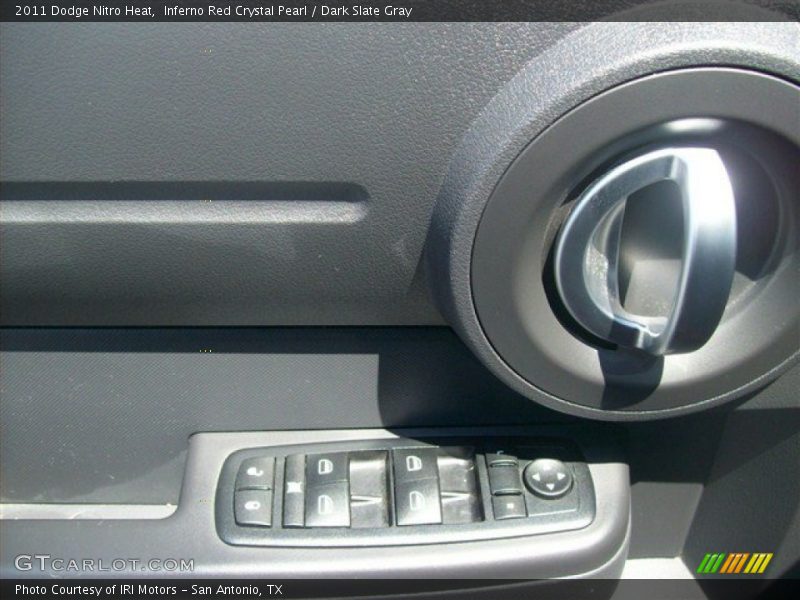 Inferno Red Crystal Pearl / Dark Slate Gray 2011 Dodge Nitro Heat