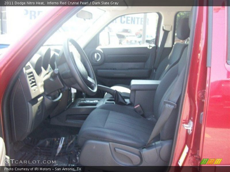 Inferno Red Crystal Pearl / Dark Slate Gray 2011 Dodge Nitro Heat