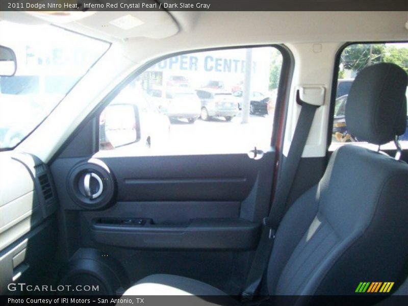 Inferno Red Crystal Pearl / Dark Slate Gray 2011 Dodge Nitro Heat