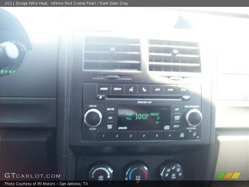 Inferno Red Crystal Pearl / Dark Slate Gray 2011 Dodge Nitro Heat