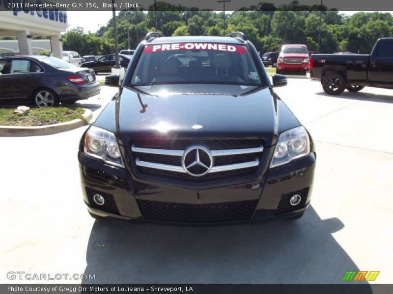 Black / Black 2011 Mercedes-Benz GLK 350