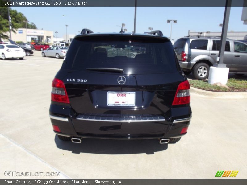 Black / Black 2011 Mercedes-Benz GLK 350