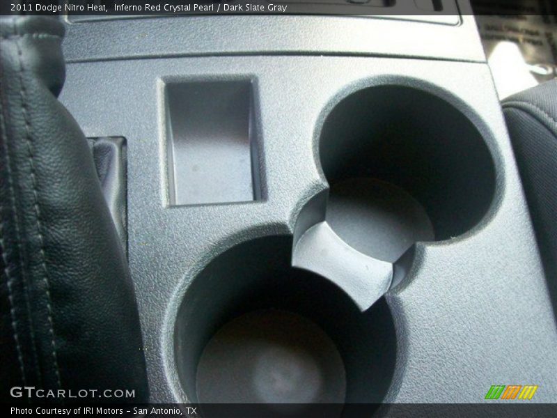 Inferno Red Crystal Pearl / Dark Slate Gray 2011 Dodge Nitro Heat