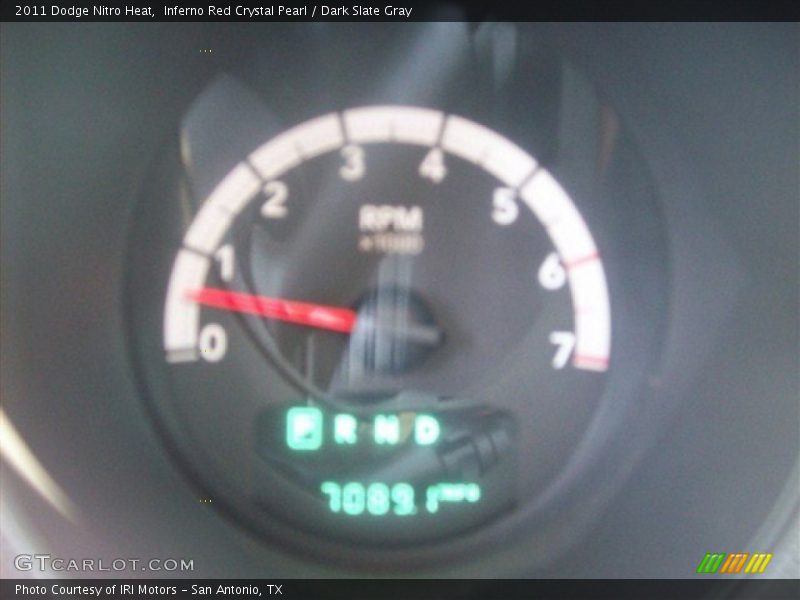 Inferno Red Crystal Pearl / Dark Slate Gray 2011 Dodge Nitro Heat