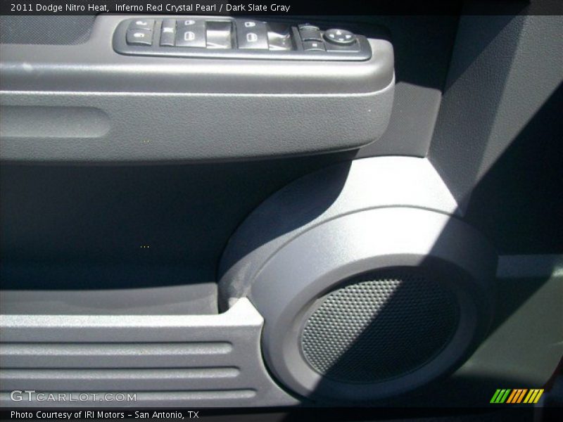Inferno Red Crystal Pearl / Dark Slate Gray 2011 Dodge Nitro Heat
