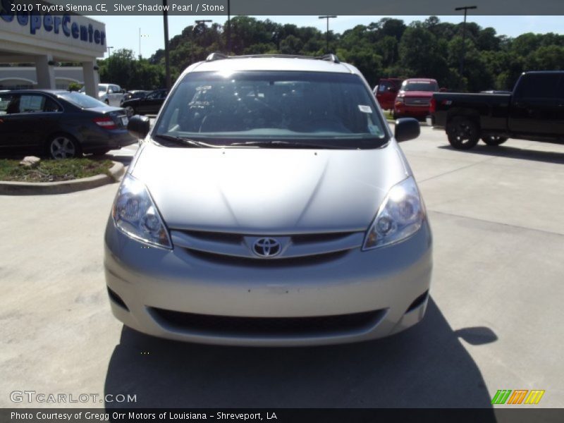 Silver Shadow Pearl / Stone 2010 Toyota Sienna CE