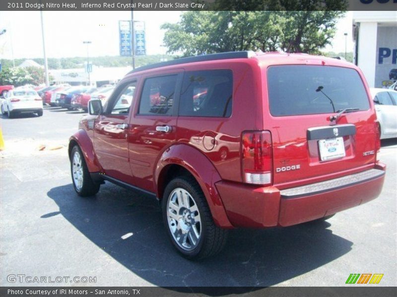 Inferno Red Crystal Pearl / Dark Slate Gray 2011 Dodge Nitro Heat