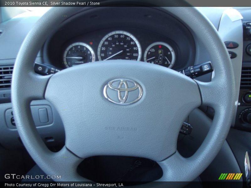 Silver Shadow Pearl / Stone 2010 Toyota Sienna CE