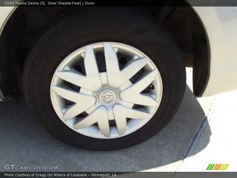 Silver Shadow Pearl / Stone 2010 Toyota Sienna CE