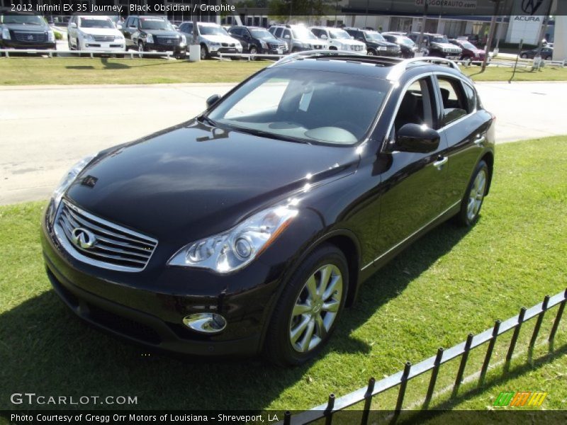 Black Obsidian / Graphite 2012 Infiniti EX 35 Journey
