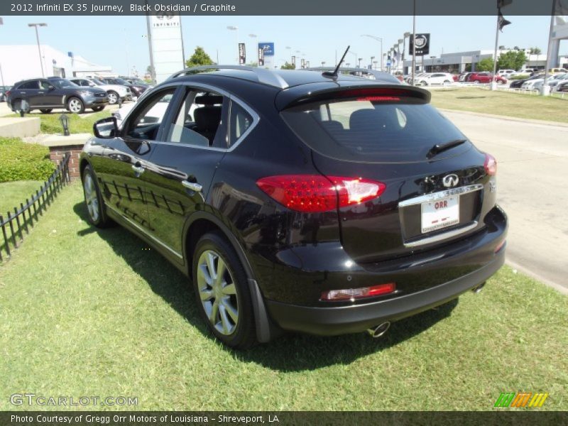 Black Obsidian / Graphite 2012 Infiniti EX 35 Journey