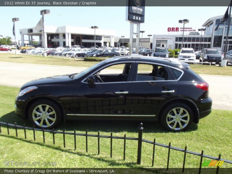 Black Obsidian / Graphite 2012 Infiniti EX 35 Journey