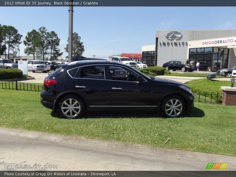 Black Obsidian / Graphite 2012 Infiniti EX 35 Journey