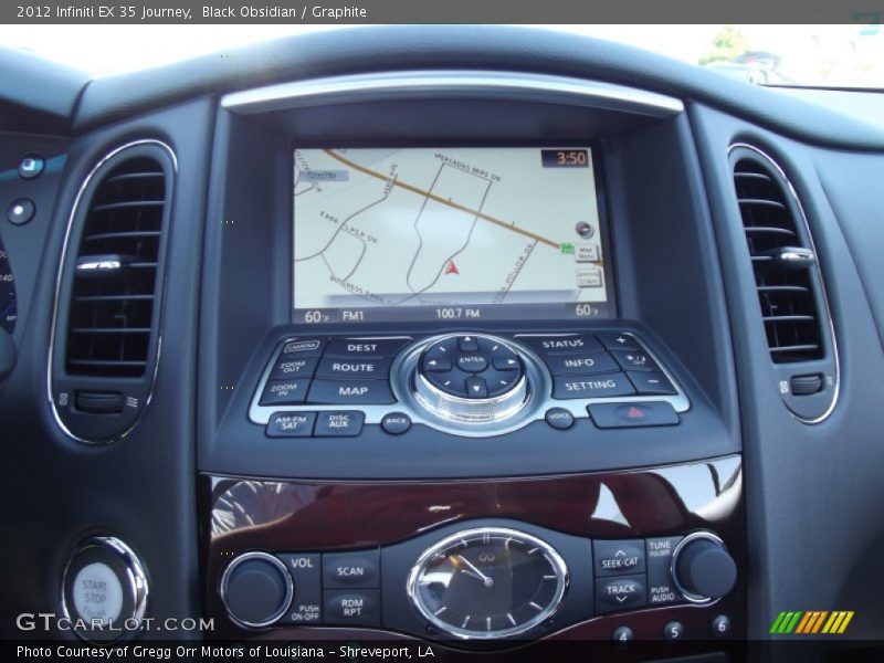 Black Obsidian / Graphite 2012 Infiniti EX 35 Journey