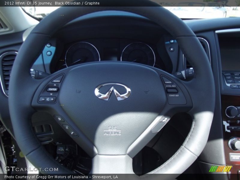 Black Obsidian / Graphite 2012 Infiniti EX 35 Journey