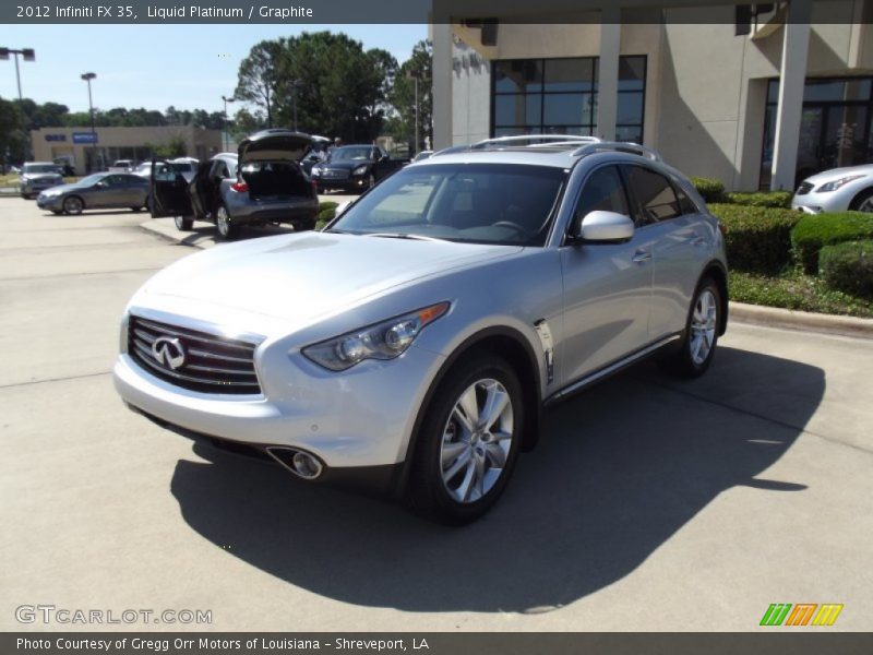 Liquid Platinum / Graphite 2012 Infiniti FX 35