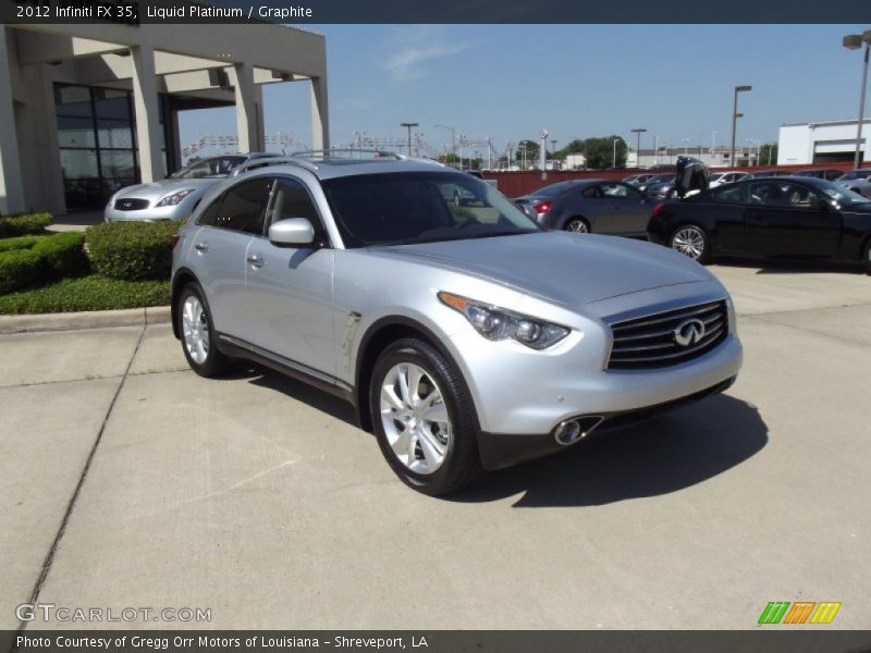 Liquid Platinum / Graphite 2012 Infiniti FX 35