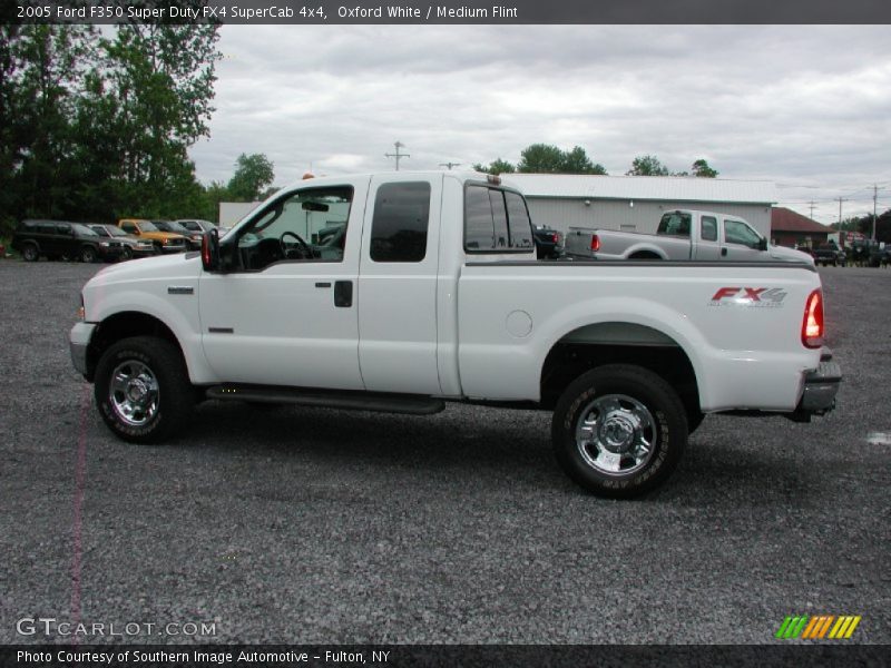 Oxford White / Medium Flint 2005 Ford F350 Super Duty FX4 SuperCab 4x4