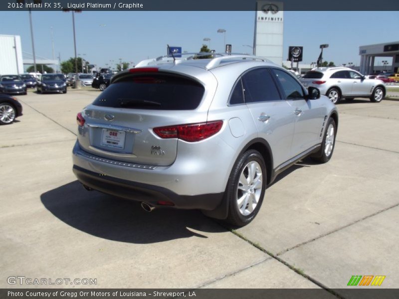 Liquid Platinum / Graphite 2012 Infiniti FX 35