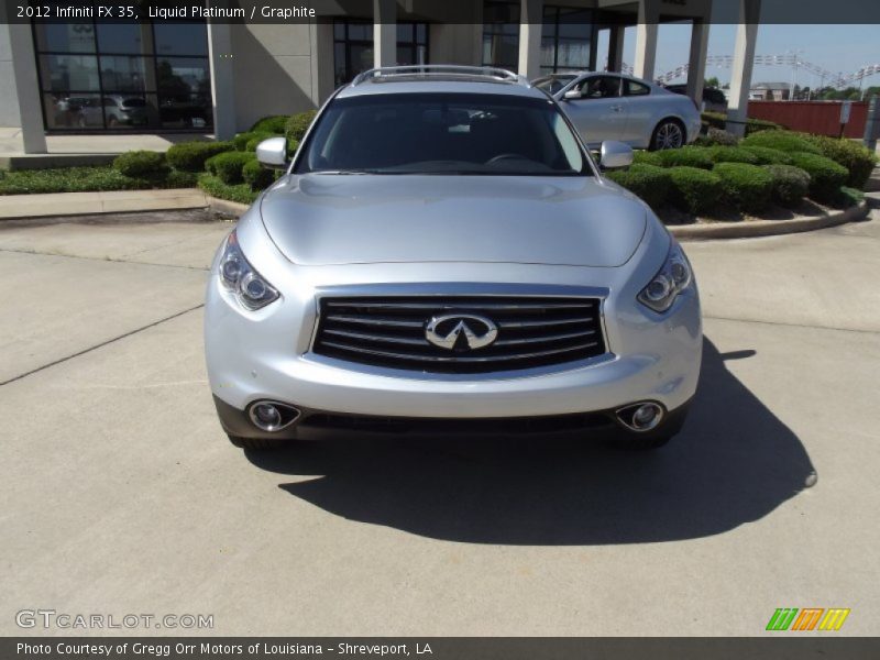 Liquid Platinum / Graphite 2012 Infiniti FX 35