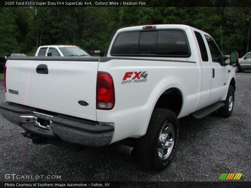 Oxford White / Medium Flint 2005 Ford F350 Super Duty FX4 SuperCab 4x4