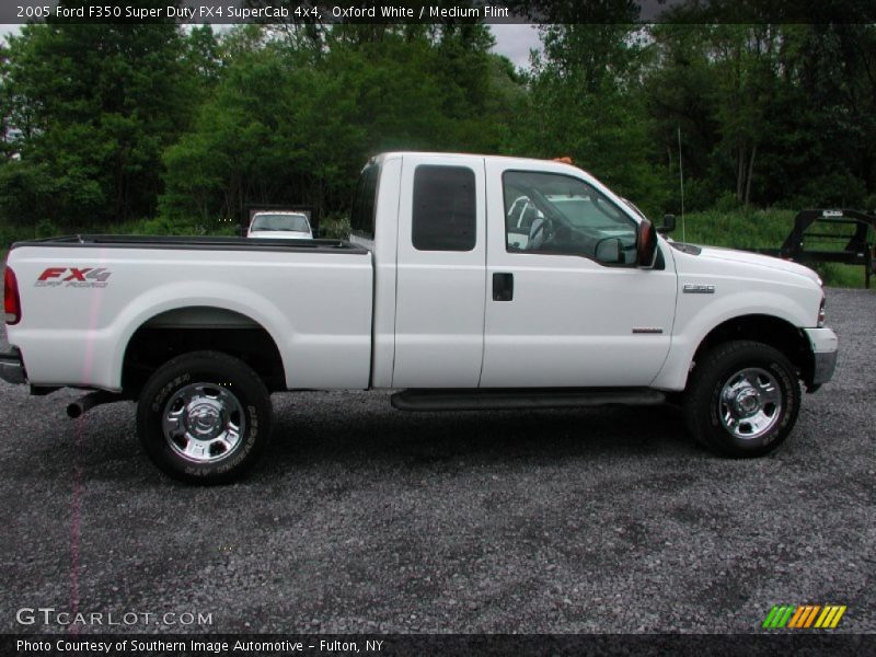 Oxford White / Medium Flint 2005 Ford F350 Super Duty FX4 SuperCab 4x4