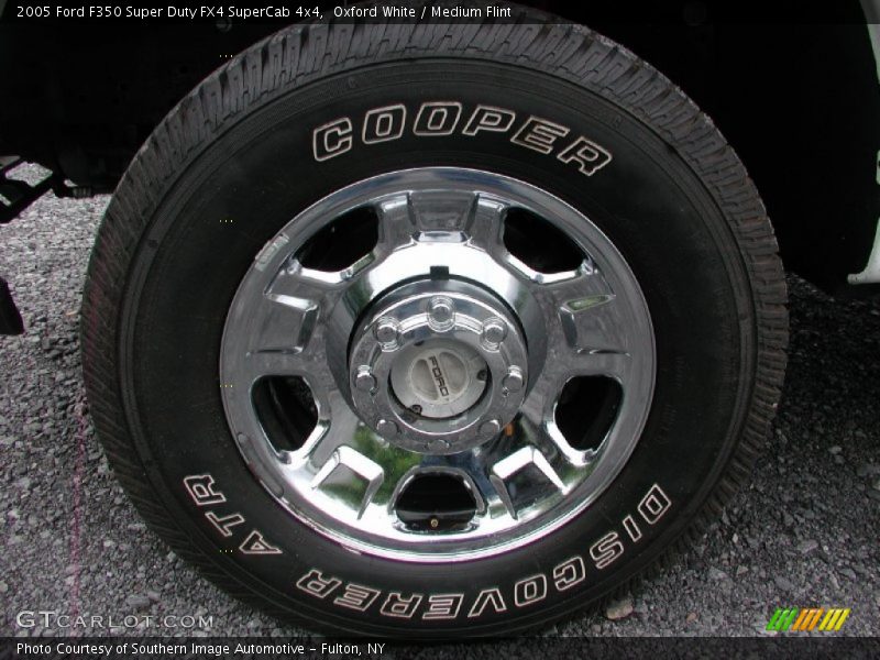 Oxford White / Medium Flint 2005 Ford F350 Super Duty FX4 SuperCab 4x4