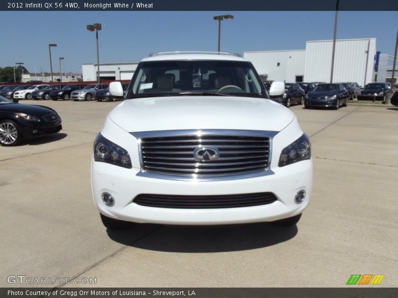 Moonlight White / Wheat 2012 Infiniti QX 56 4WD