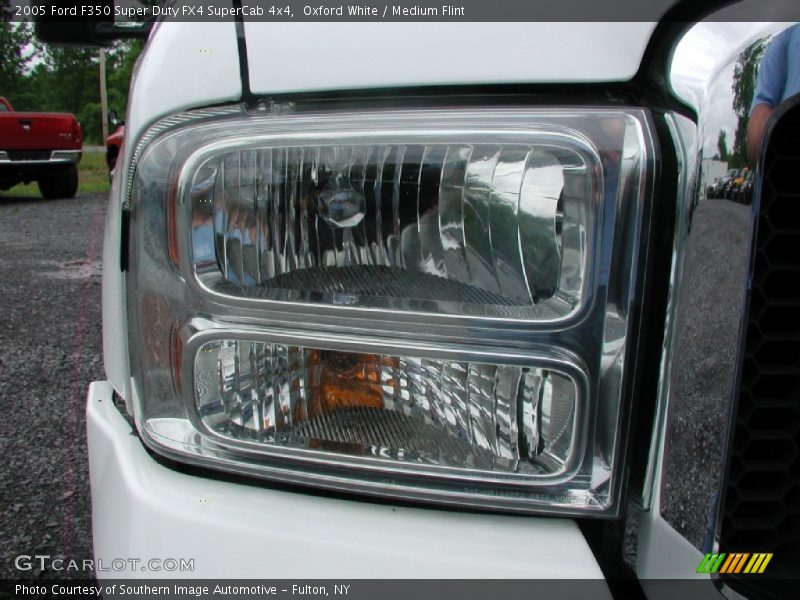 Oxford White / Medium Flint 2005 Ford F350 Super Duty FX4 SuperCab 4x4