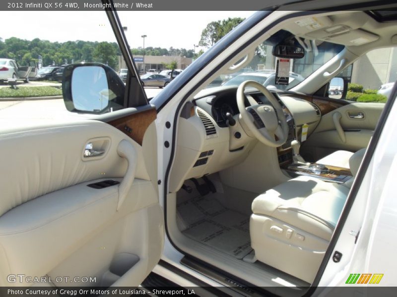 Moonlight White / Wheat 2012 Infiniti QX 56 4WD
