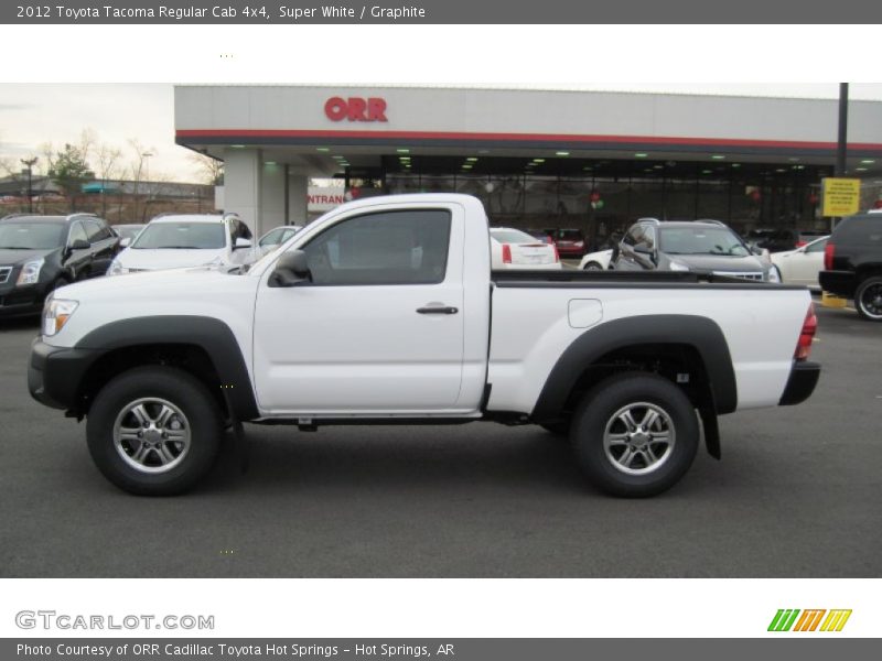 Super White / Graphite 2012 Toyota Tacoma Regular Cab 4x4