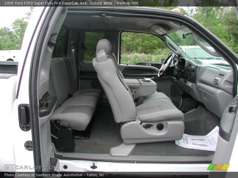 Oxford White / Medium Flint 2005 Ford F350 Super Duty FX4 SuperCab 4x4