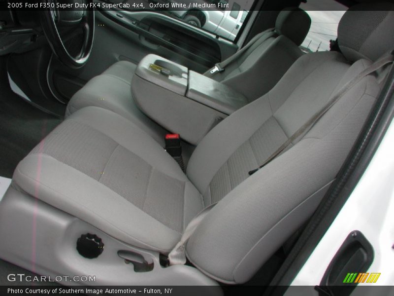 Oxford White / Medium Flint 2005 Ford F350 Super Duty FX4 SuperCab 4x4