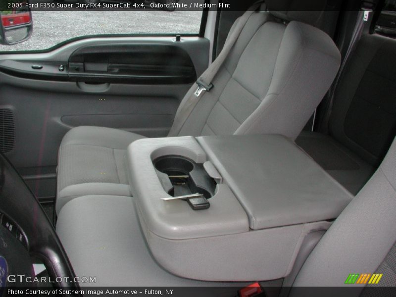 Oxford White / Medium Flint 2005 Ford F350 Super Duty FX4 SuperCab 4x4