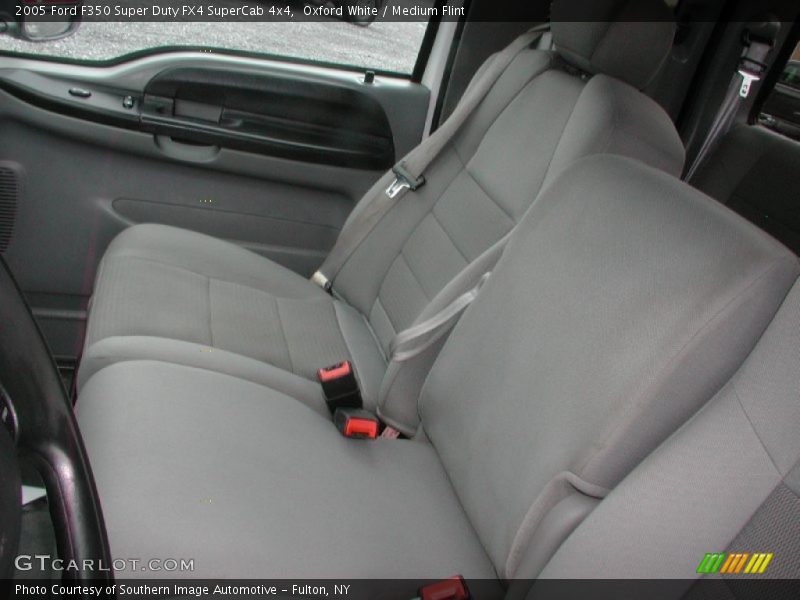 Oxford White / Medium Flint 2005 Ford F350 Super Duty FX4 SuperCab 4x4
