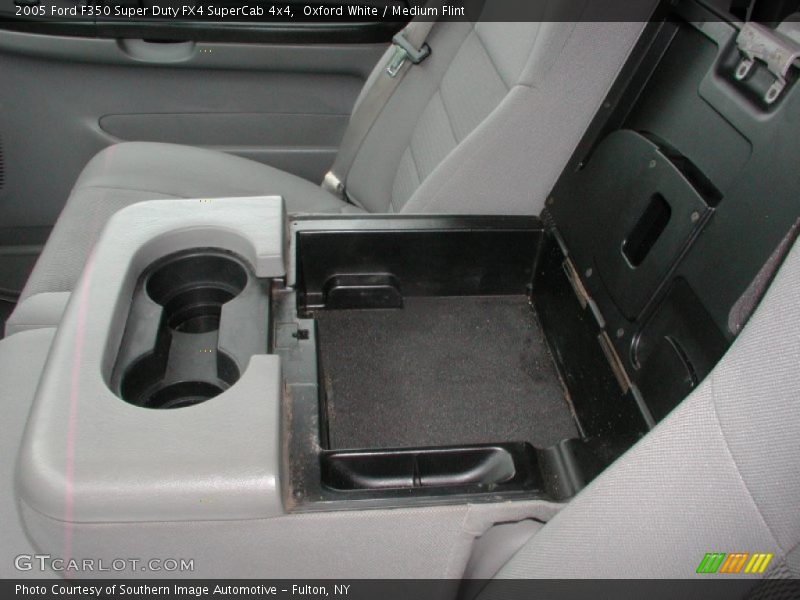 Oxford White / Medium Flint 2005 Ford F350 Super Duty FX4 SuperCab 4x4