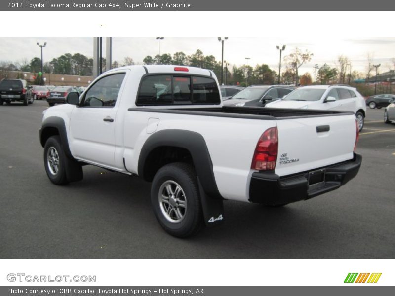 Super White / Graphite 2012 Toyota Tacoma Regular Cab 4x4