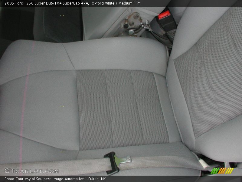 Oxford White / Medium Flint 2005 Ford F350 Super Duty FX4 SuperCab 4x4