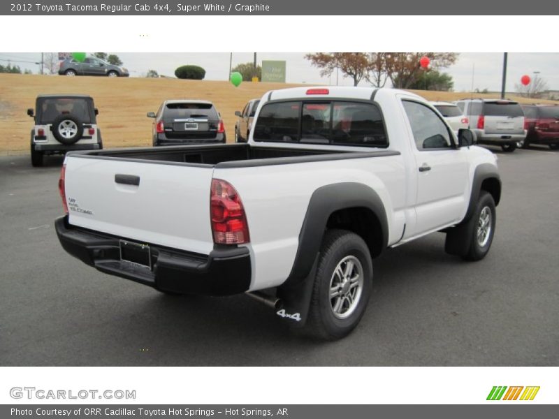 Super White / Graphite 2012 Toyota Tacoma Regular Cab 4x4