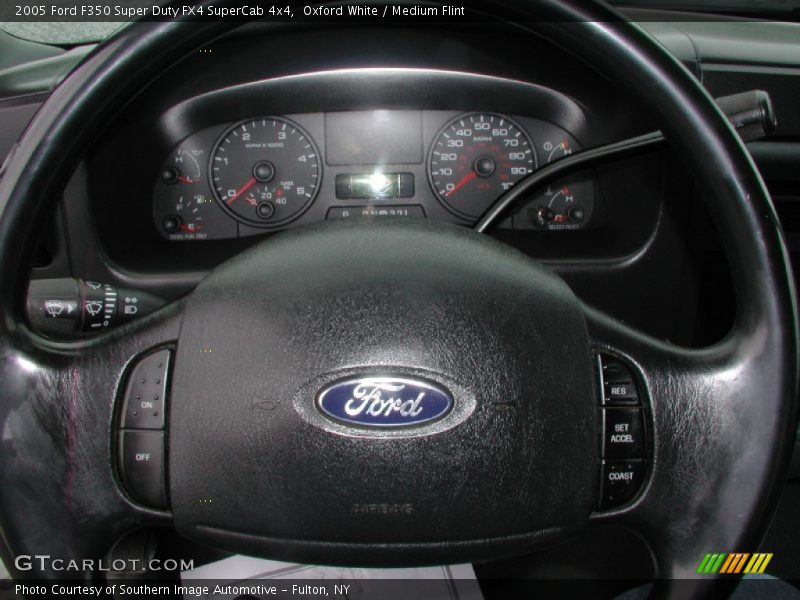 Oxford White / Medium Flint 2005 Ford F350 Super Duty FX4 SuperCab 4x4