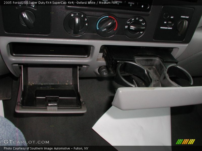 Oxford White / Medium Flint 2005 Ford F350 Super Duty FX4 SuperCab 4x4