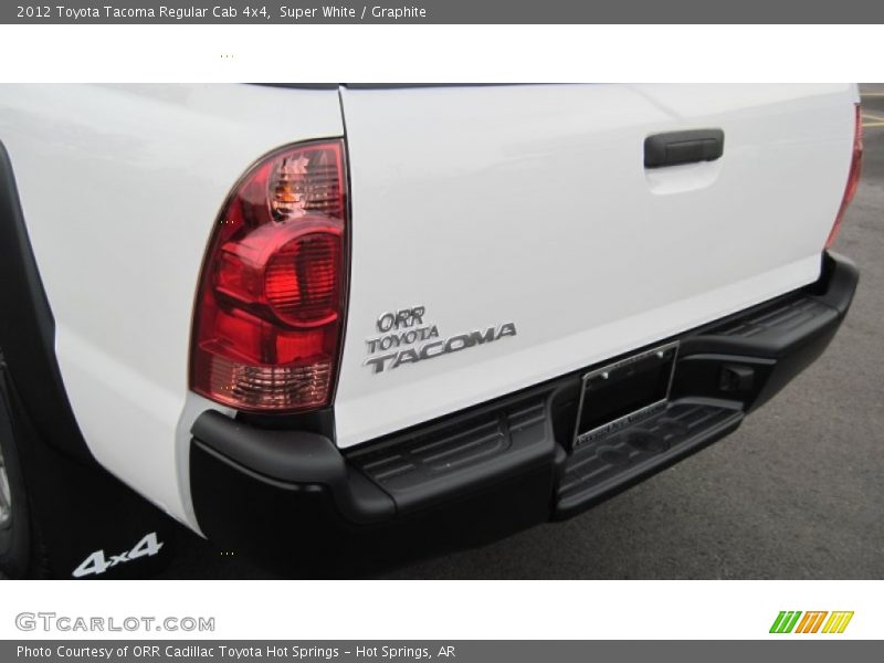 Super White / Graphite 2012 Toyota Tacoma Regular Cab 4x4